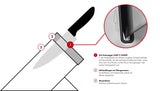 Zwilling 1002453 Gourmet - Bloque de cuchillos autoafilable (7 piezas), color negro