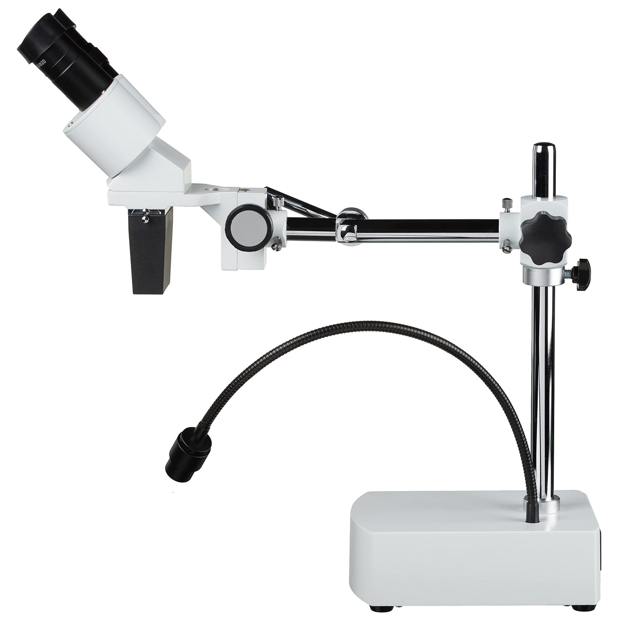Bresser Biorit ICD-CS - Microscopio estéreo (5 x -20x, 3 Lentes Intercambiables, LED y Distancia de Trabajo de 230 mm)