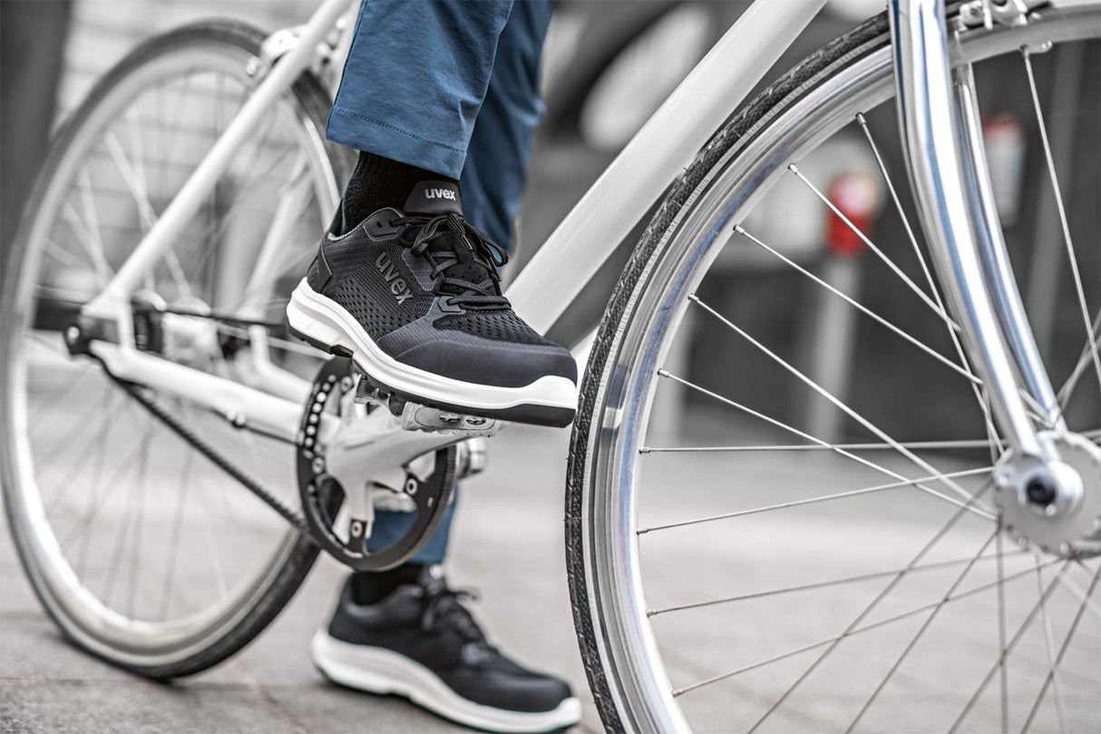 Uvex 1 Sport Calzado de Trabajo S1 SRC ESD | Zapatos de Seguridad con Punta Ligera y Sin Metales - para Mujeres y Hombres