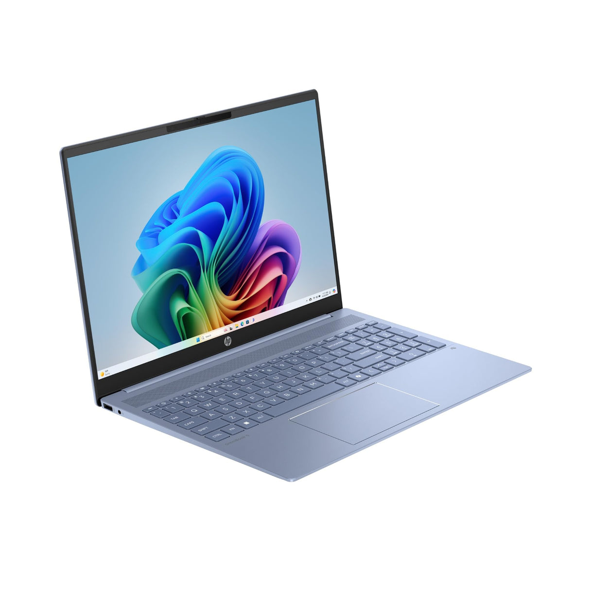 HP OmniBook 5 16″ OLED 2K, Ordenador portátil AMD Ryzen AI 5 330, 32GB RAM, 1TB SSD, Gráficos AMD Radeon 820M, Windows 11 Home, Azul - Teclado QWERTY Español