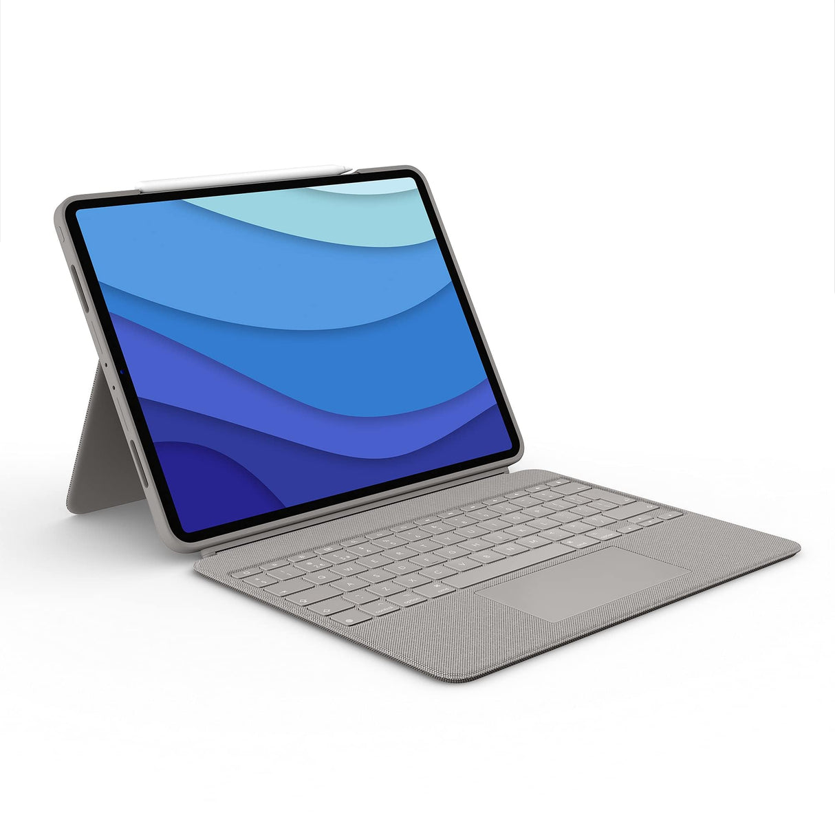 Logitech Combo Touch - Funda con Teclado para iPad Pro de 12.9 Pulgadas (5ª, 6ª generación - 2021, 2022) - Teclado retroiluminado Desmontable con Soporte, trackpad Clic en Cualquier Lugar, Conector