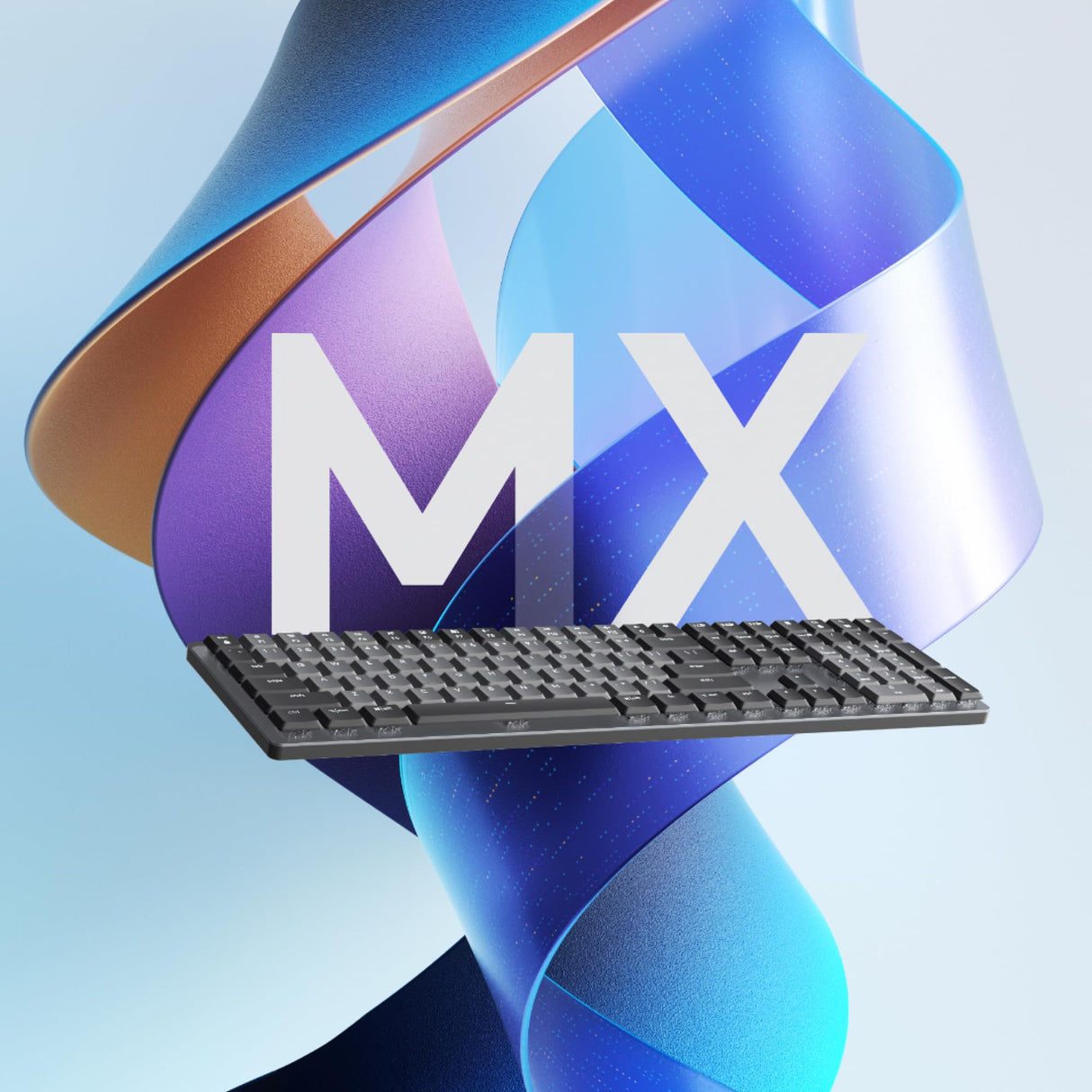 Logitech MX Teclado mecánico inalámbrico iluminado performance, teclas retroiluminadas, Bluetooth, USB-C, macOS, Windows, Linux, iOS, Android, Metal, US internacional QWERTY, Gris