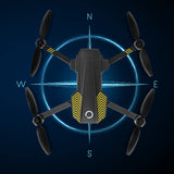 OVERMAX X-BEE Drone teledirigido con cámara 4K FPV Live con WiFi 5 GHz, Alcance 600 metros, Velocidad hasta 40km/h, GPS Clase C0, Batería 1820mAh, Luces LED, Zoom avanzado, 4 hélices de repuesto
