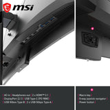 MSI MPG 341CQR X36 - Monitor Gaming 34" UWQHD (3440 x 1440, 1800R), 5ª Gen QD-OLED, 360Hz, 0,03ms, HDR Customization, Adaptive-Sync, KVM, HDMI 2.1, DP 2.1, USB-C (98 W PD), AI Vision, Negro