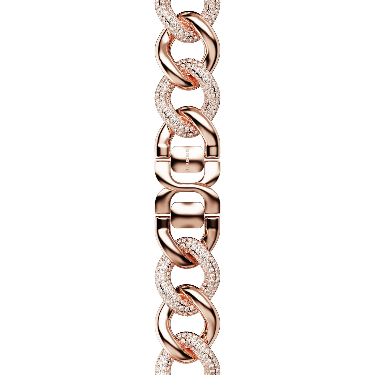 Swarovski Correa de cadena, Para Apple Watch® 40 mm y 41 mm, Tono oro rosa, Acabado tono oro rosa