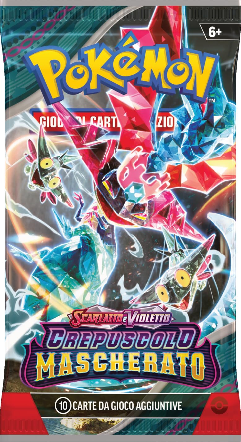 Pokémon- Expositor expansión Escarlata y Violeta-Crepúsculo Enmascarado del GCC (18 Sobres), edición en Italiano (189-60501)