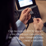 Sennheiser SC 665 USB Binaurale Diadema Negro, Gris auricular con micrófono - Auriculares con micrófono (Centro de llamadas/Oficina, Binaurale, Diadema, Negro, Gris, Alámbrico, Supraaural)