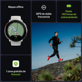 Polar Vantage V3, reloj deportivo con GPS, monitor de frecuencia cardíaca avanzado, duración de la batería ampliada, para hombre y mujer, mapas offline, running, triatlón, S-L, Plata-Albaricoque
