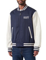 GANT Light Varsity Jacket Chaqueta, Azul Noche, S Hombres
