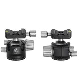Leofoto - Ranger - Trípode de Carbono para cámaras - Cabeza de rótula incluida - Capacidad de Carga de 15 kg - Pies Extensibles - Altura: 17 cm - 171 cm - LS-324C + Cabeza de rótula LH-40