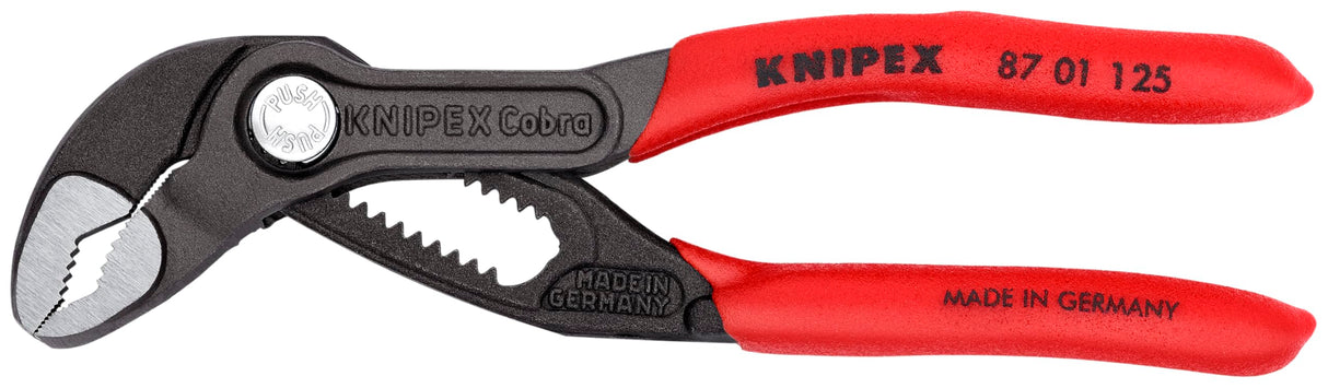 KNIPEX Herramientas - Juego de 3 piezas Cobra con bolsa de almacenamiento (87 01 125, 87 01 250, 87 01 300, 9K 00 90 12 US) (9K0080122US)