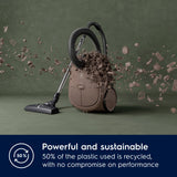 Electrolux EB61 C3 WBL Aspirador Trineo con Bolsa, Marrón Avellana