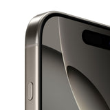 Apple iPhone 16 Pro (1 TB) - Titanio Natural + Funda de Silicona con MagSafe - Negro
