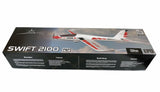 Amewi AMXPlanes Swift 2100 Motovelero EPO PNP, Blanco-Rojo