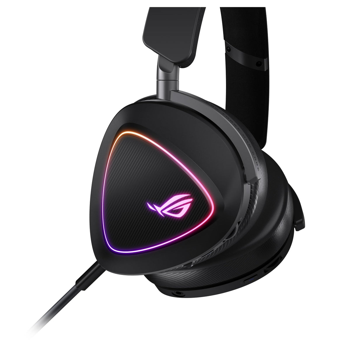 ASUS ROG Delta II - Auriculares Gaming inalámbricos (Controladores de 50 mm, ROG SpeedNova, micrófono 10 mm, 153 h de batería, DualFlow, BT, 2.4 GHz, 3.5 mm, para PC, Switch, PS4, PS5, Xbox), Negro