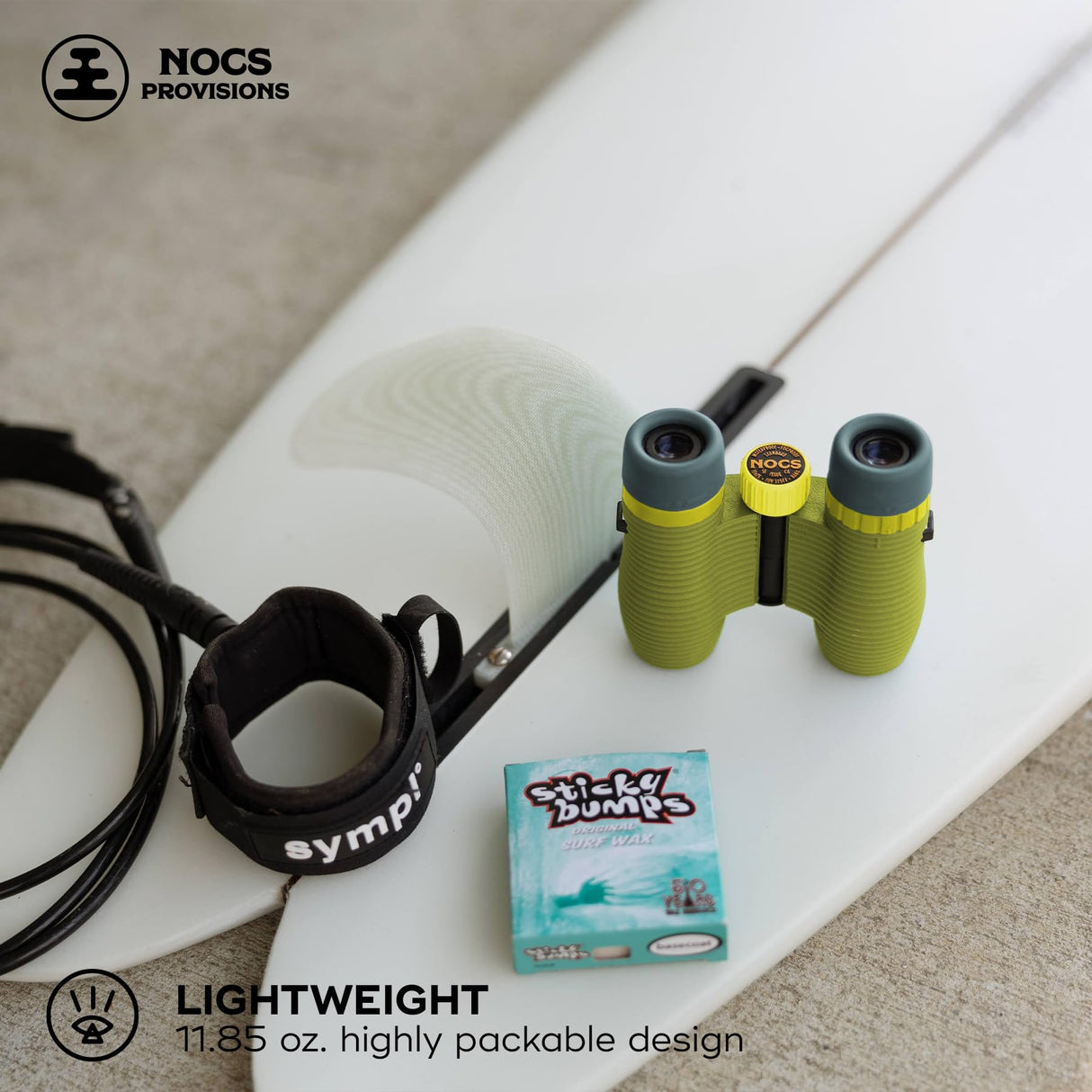 Nocs Provisions Standard Issue - Prismáticos Impermeables de 10 x 25 Pulgadas, Ligeros, compactos, Aumento de 10x, visión Amplia, Lentes Multicapa para observación de Aves, Senderismo, Campamento y