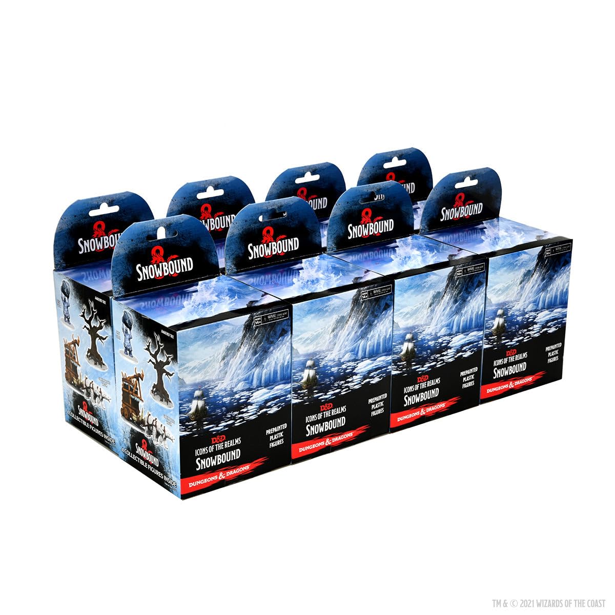 WizKids D&D Icons of The Realms Miniatures: Snowbound Booster Brick (8)