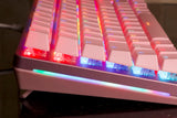 Glorious Gaming GMMK 2 Full Size (96%) - Teclado gaming mecánico, carcasa de aluminio, personalizable, keycaps dobles, switches Glorious Fox, RGB, distribuciones QWERTZ alemán - Rosa