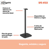 Vogel's SFS 4133 Pie de Altavoces para Sonos ERA 300, Sistema para colocación de Cables, Altura: 82 cm, Máx. 5 kg, Negro