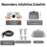 DJI Flip,Drone con cámara 4k adulto, mini drone con cámara, < 249g, drone función sígueme, 13km transmisión de vídeo, arranque manual,retorno automático,31min tiempo de vuelo,con delantal ((RC 2))