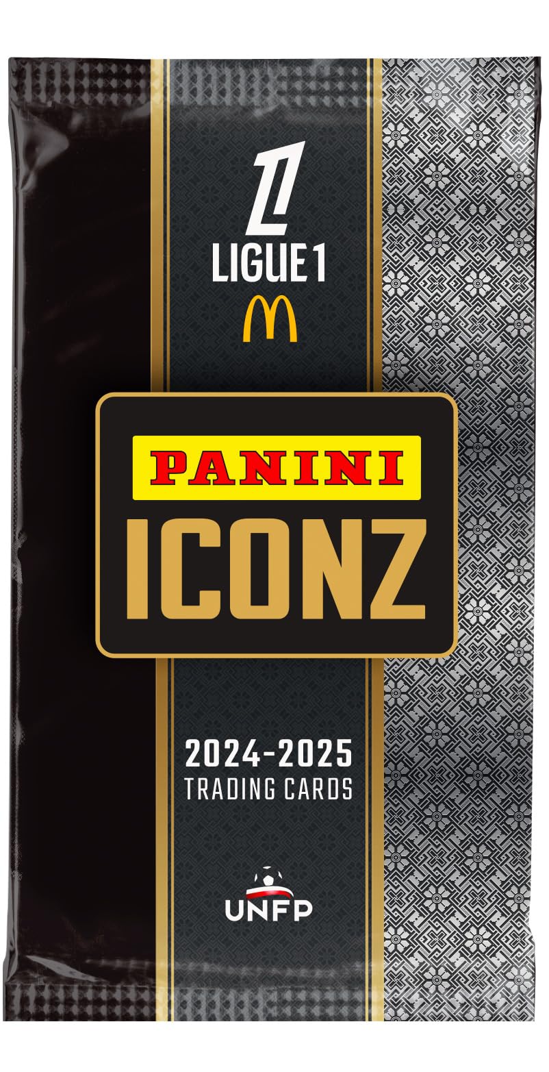 Panini Ligue 1 ICONZ Trading Cards-Caja (8 Tarjetas por Bolsillo) (005451BOX8)
