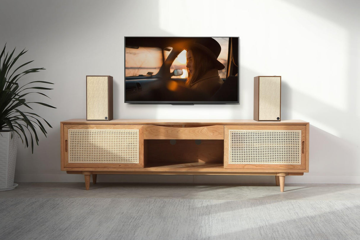 Klipsch, The Sevens, monitores alimentados, Walnut