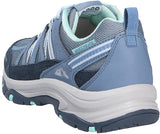 Skechers Lookout Point, Punto de Mirador Trego Mujer, Slate Leather/Mesh/Trim, 40 EU