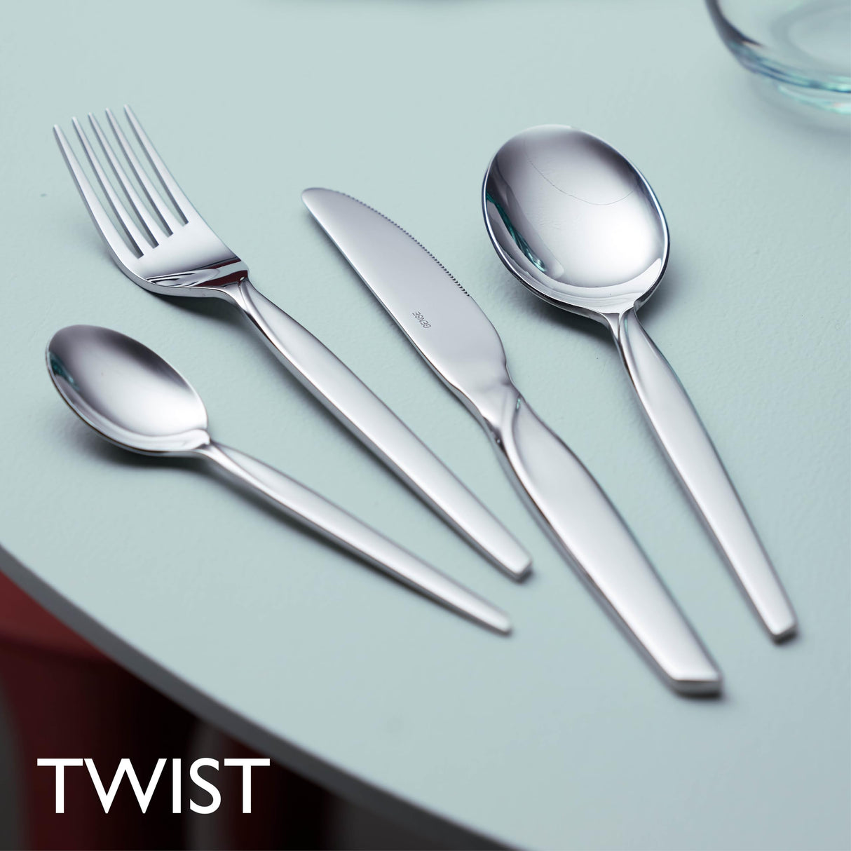 Gense Twist Cubiertos Set 60 piezas Acero pulido