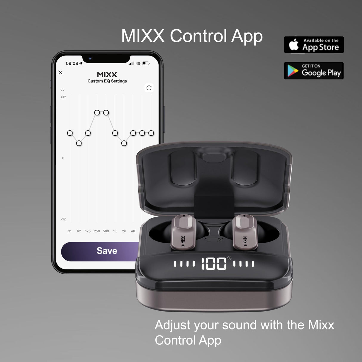 Mixx audio - Auriculares inalámbricos Streambuds Ultra Mini Negro