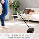 Fuller Brush Barredora electrostática para alfombras y Pisos con Rotor de Goma Adicional, 9 Pulgadas, Color Dorado Rico