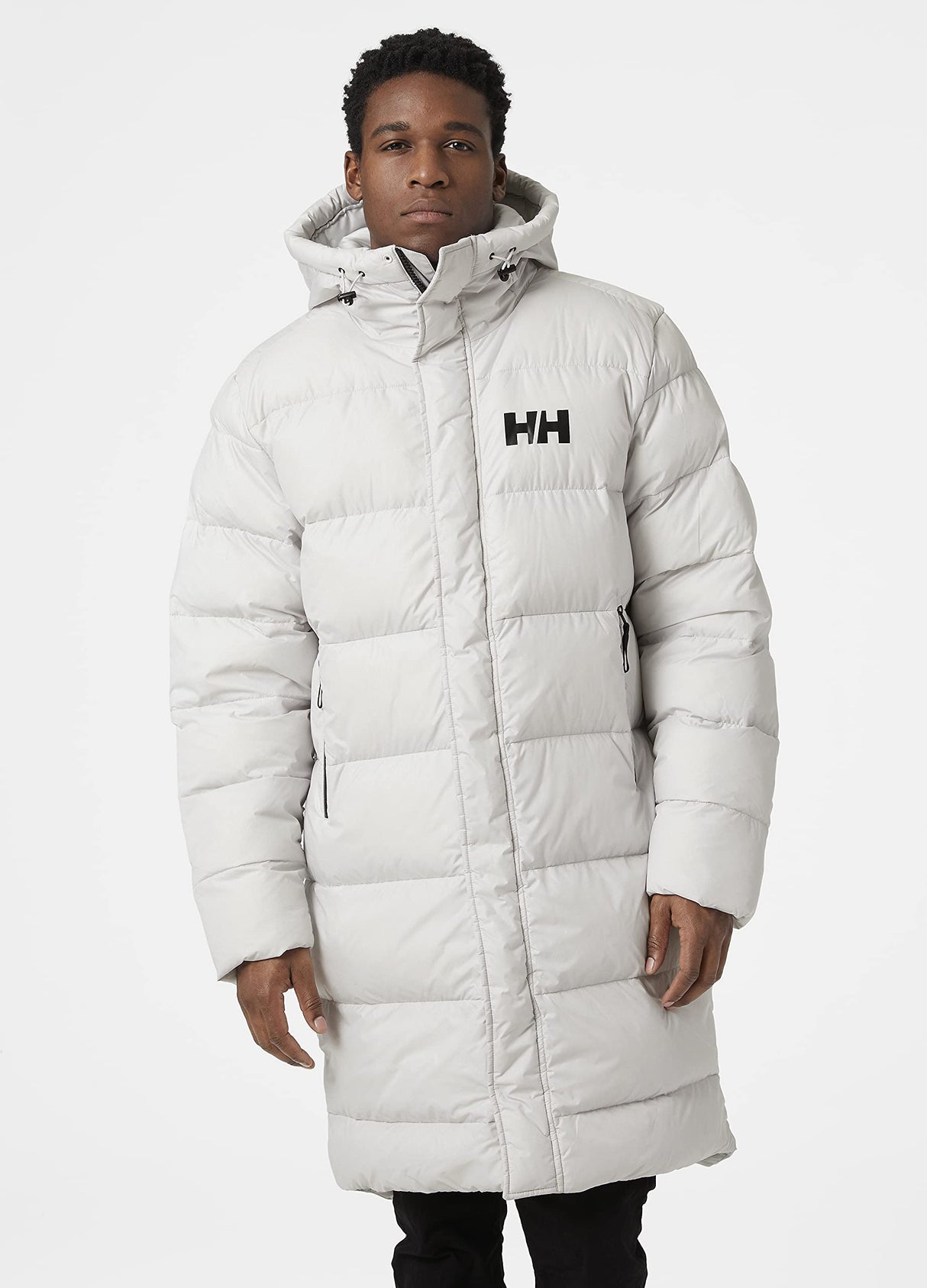 Helly Hansen Men's Active Long Winter Parka, Grey, L UK