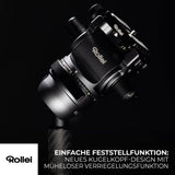 Rollei Easy Traveler Video XL - Trípode de Carbono (6 kg, construcción Estable, Ultraligero, Compacto, función de Bloqueo sin Esfuerzo)