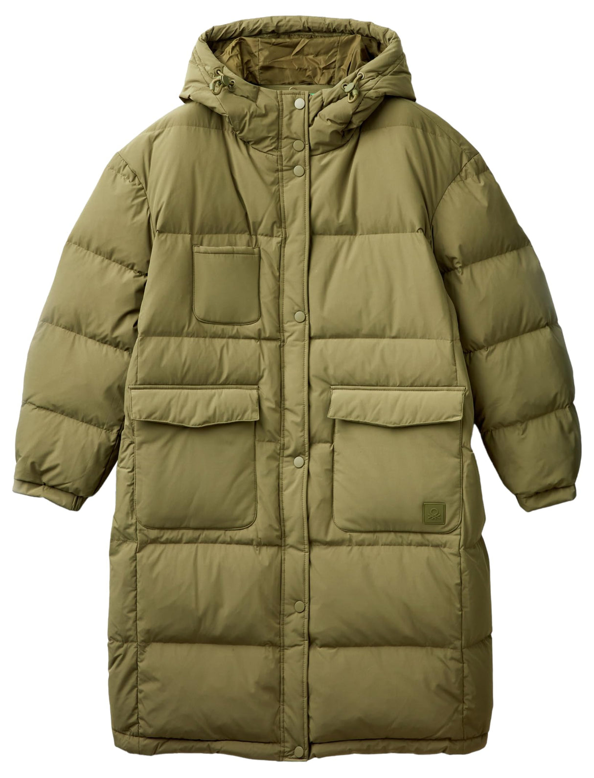United Colors of Benetton Chaqueta 2jf8dn060, Verde, XL para Mujer
