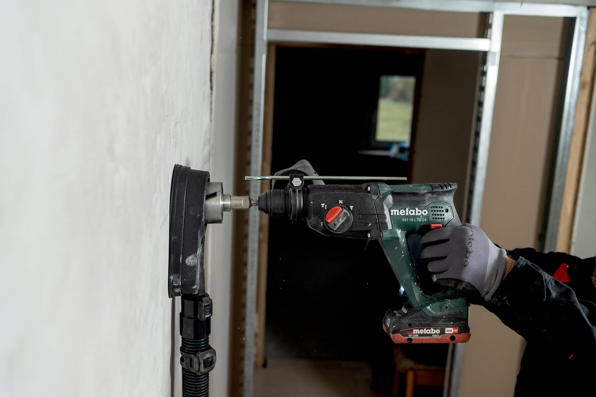 Metabo Martillo Combinado Inalámbrico SDS-plus 18V Versátil y Potente para Taladrar y Cincelar