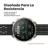 Amazfit Cheetah 2 Ultra Reloj Inteligente GPS 47mm, Cristal Zafiro, Caja Titanio, Batería 30 días, Linterna, Almacenamiento 64 GB, NFC, Mapas,+180 deportes y HYROX, Smartwatch para Android e iPhone