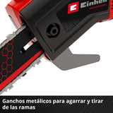 Einhell Professional Podadora con batería GP-LC 18/20 Li T BL-Solo Power X-Change (18 V, longitud de corte 18 cm, Brushless, velocidad de la cadena 7 m/s, lubricación de cadena autom., sin batería)
