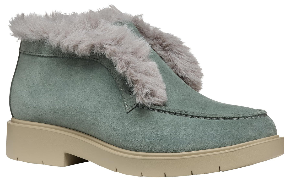 Geox D Spherica Ec1 D, Bota de Tobillo Mujer, Sage Dk Grey, 41 EU
