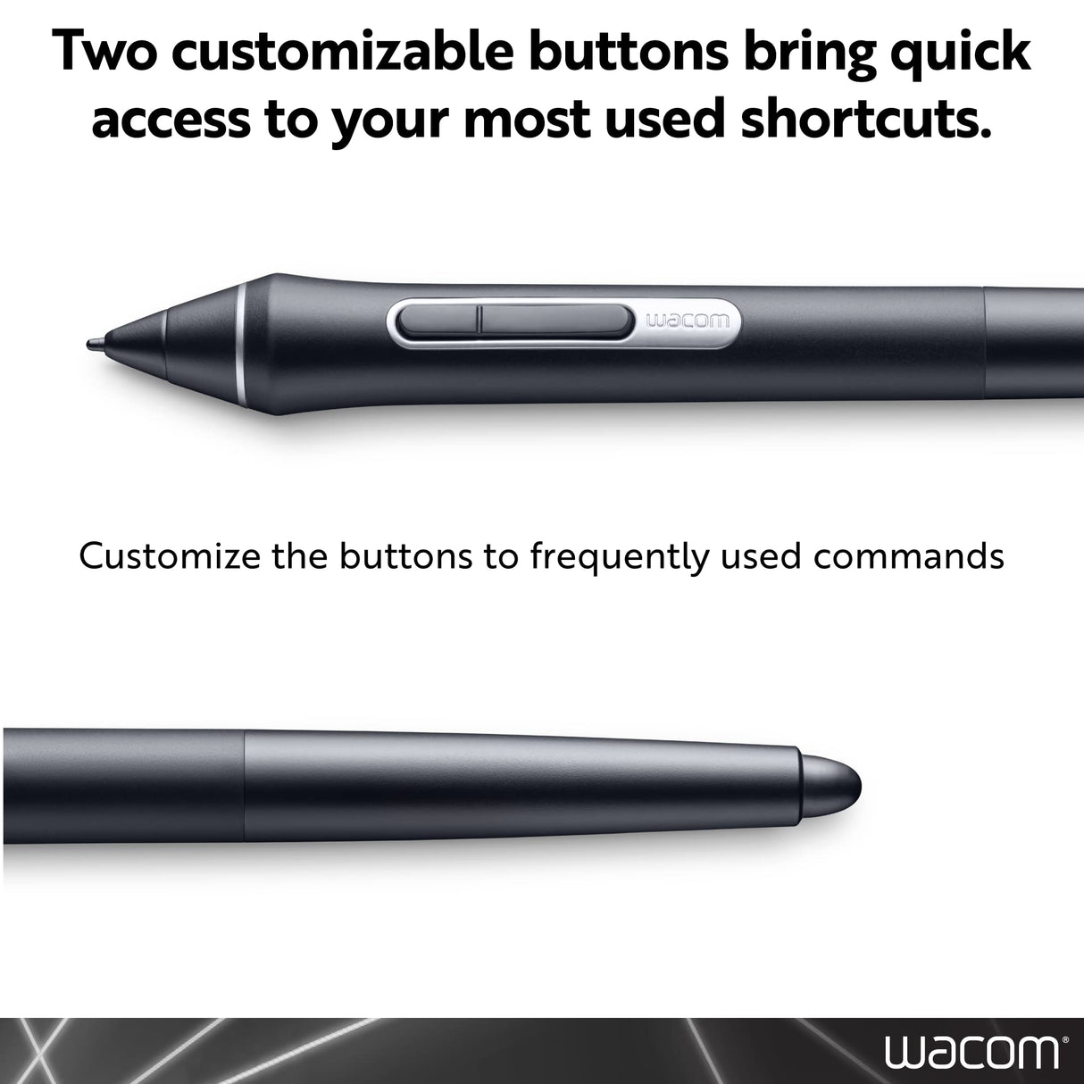 Wacom Pro Pen 2 (KP504E) - Compatible con Intuos Pro, Cintiq, Cintiq Pro & MobileStudio Pro