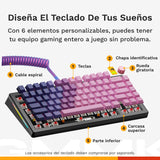 Glorious Gaming GMMK 3 Pro: Teclado mecánico Personalizable, TKL 75%, Carcasa de Aluminio y Juntas modulares, switches con Hot Swap MX, Espuma fonoabsorbente, QWERTZ alemán - Negro