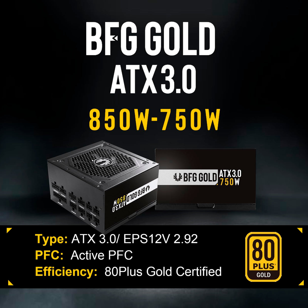 Alimentación para PC BitFenix BFG Gold 850W (80+ Gold) ATX 3.0