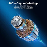 Generador de 4000 W de frecuencia variable, generador de gasolina, extremadamente silencioso, USB, enchufe impermeable, portátil, adecuado para exteriores, camping, autocaravana, emergencia