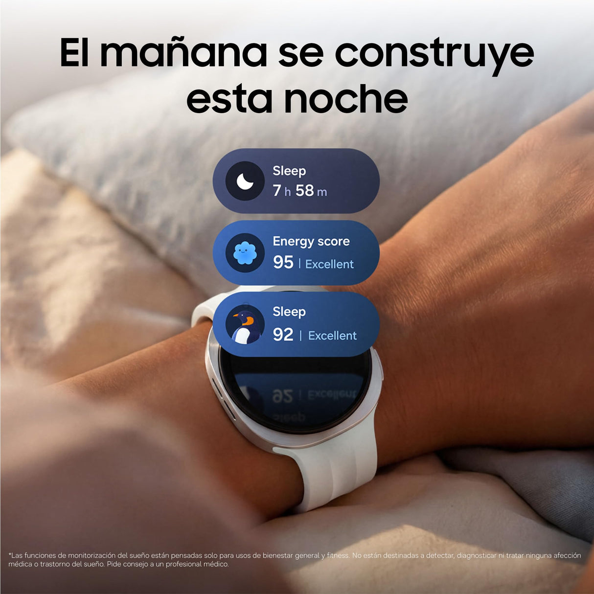 Samsung Galaxy Watch9, 44mm, 4G LTE, Plateado (Versión Española)