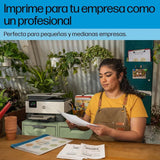 HP OfficeJet Pro 9120e, Impresora multifunción profesional de inyección de tinta A4 a color, copia, escáner, fax, Wi-Fi, impresión a doble cara automática, 22 ppm, 3 meses Instant Ink con HP+, Gris