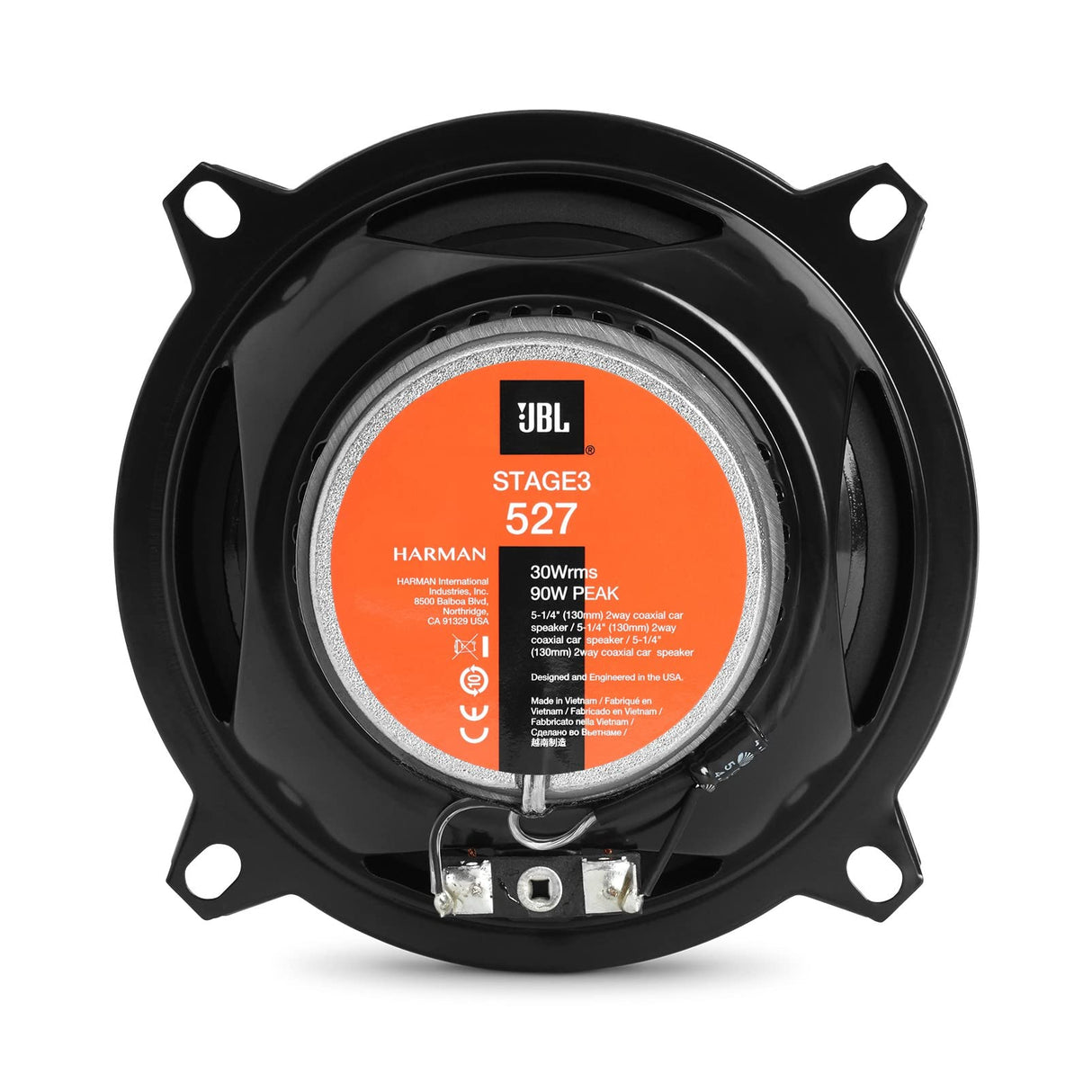 JBL Stage3 3527 - Altavoces empotrables (2 vías, 120 W, 2 Unidades)
