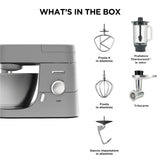 Kenwood KVC3100S - Máquina de cocina con movimiento planetario Base, licuadora y trituradora de carne plateado