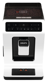 Krups Evidence EA8901 Independiente Totalmente automática Máquina espresso 2.3L 2tazas Blanco - Cafetera (Independiente, Máquina espresso, 2,3 L, Molinillo integrado, 1450 W, Blanco)