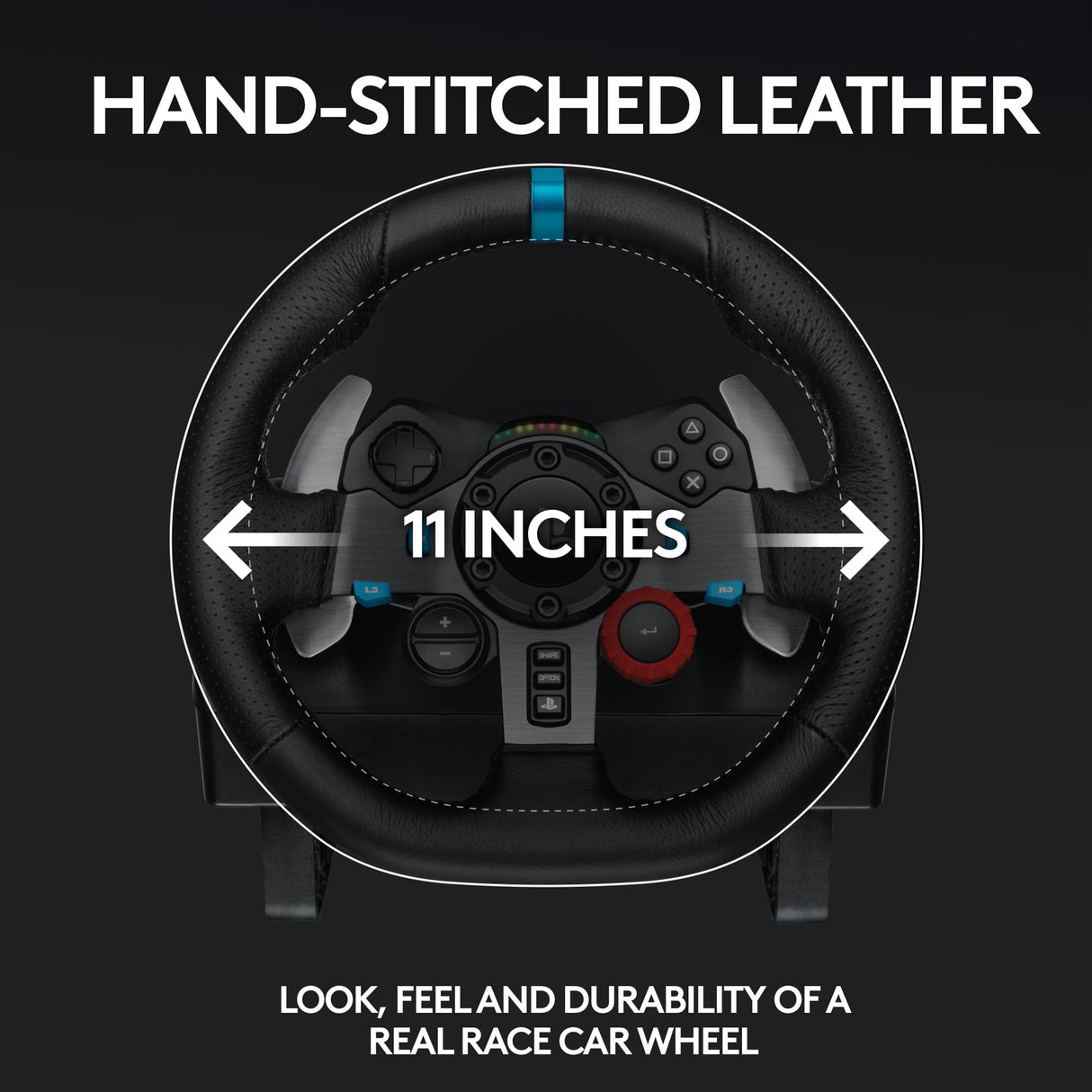Logitech G G29 Driving Force Racing Wheel and Floor Pedals, Enchufe británico - Negro