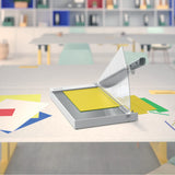 Leitz Precisión Guillotina de Papel A4+ para Oficina, Corta 15 Hojas, Longitud de Corte 381mm, Cuchilla de Acero, Base de Cristal Resistente con Guía y Protección Anticortes, 90210000