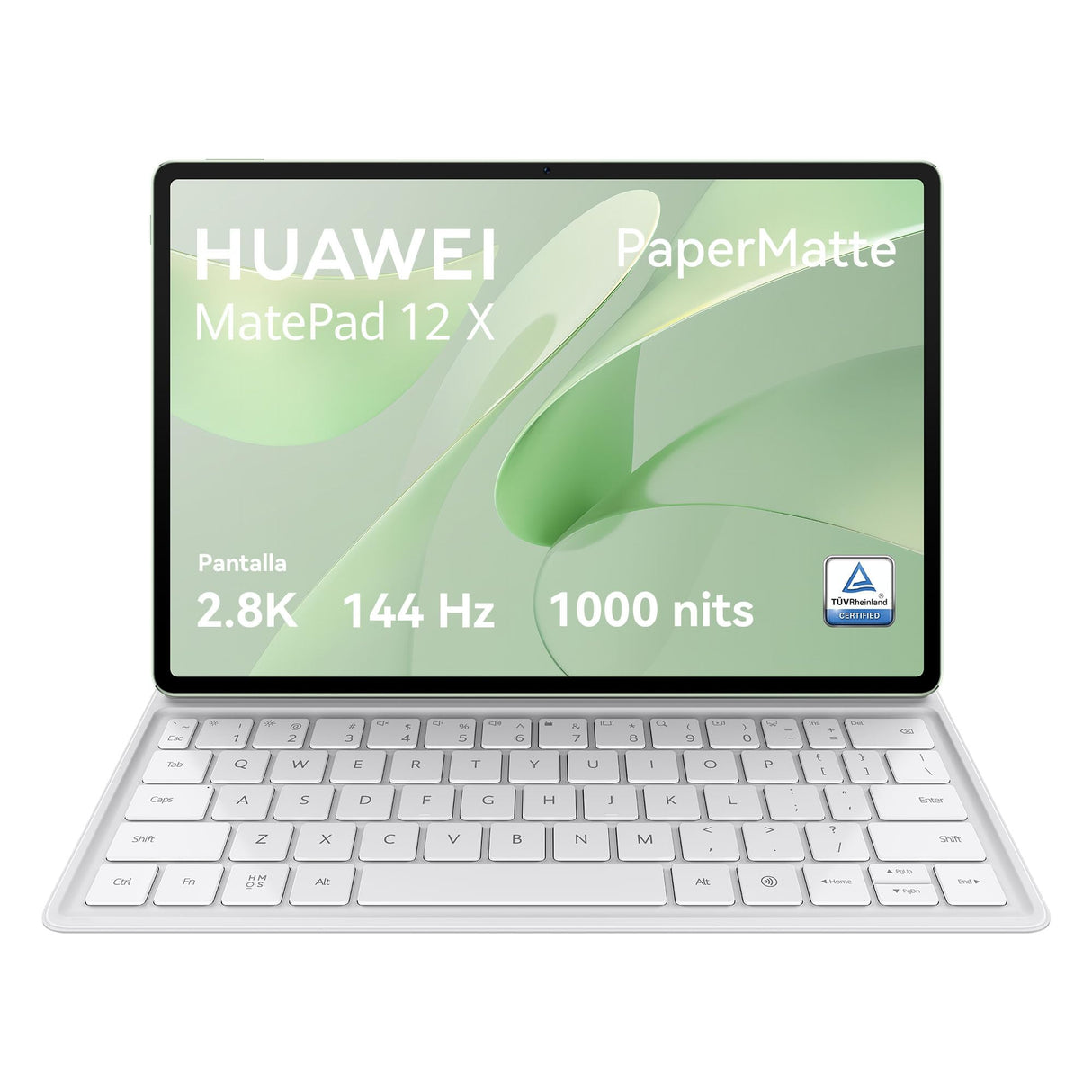 HUAWEI MatePad 12 X con la Edición PaperMatte Tablet, Pantalla FullView 2.8K de 12 Pulgadas, 144 Hz, 1000 nits,12GB+256GB，con Teclado, Painting App GoPaint, NearLink, Batería de 10100 mAh, Verde
