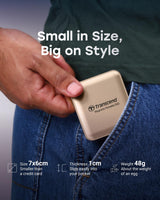 Transcend USB20Gbps Magnetic Portable SSD TS4TESD420G